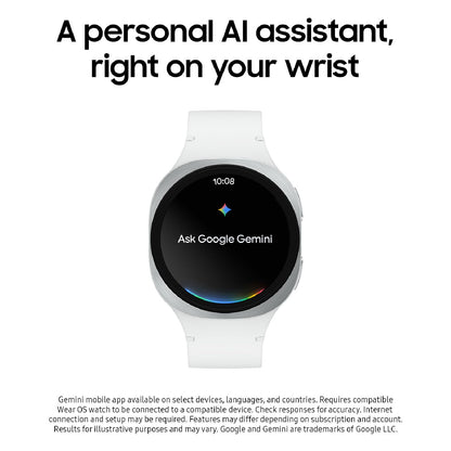 Galaxy Watch 8 (40mm, Bluetooth) – Sleek Aluminum Build, Always-On Display, Advanced Sleep & Heart Tracking, Running Coach, Body Composition Analyzer, 90+ Fitness Modes, Customizable Watch Faces + Free Earbuds | 1-Year Warranty | Easy 14-Day Returns