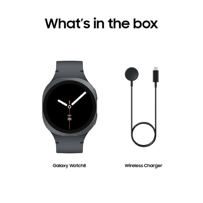Galaxy Watch 8 (40mm, Bluetooth) – Sleek Aluminum Build, Always-On Display, Advanced Sleep & Heart Tracking, Running Coach, Body Composition Analyzer, 90+ Fitness Modes, Customizable Watch Faces + Free Earbuds | 1-Year Warranty | Easy 14-Day Returns
