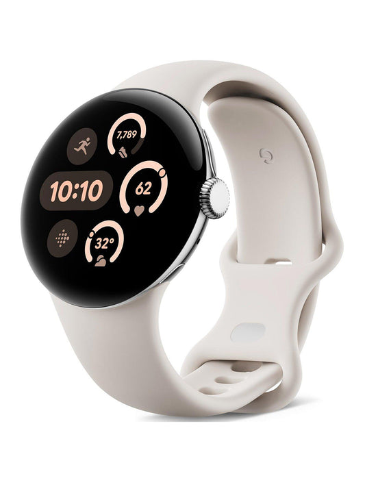 Pixel Watch 3: Elite Connectivity with GPS + LTE | Smart Health Tracking, ECG & SpO2 Sensor, Sleek Water-Resistant Build | 1-Year Warranty, Easy 14-Day Returns + Free Airpods Gift